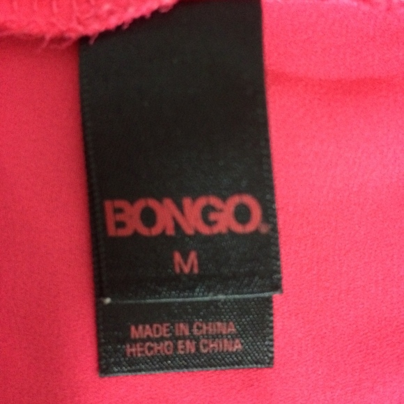 Bongo Womens Medium 100% Polyester Tank Top Cami - Picture 6 of 8